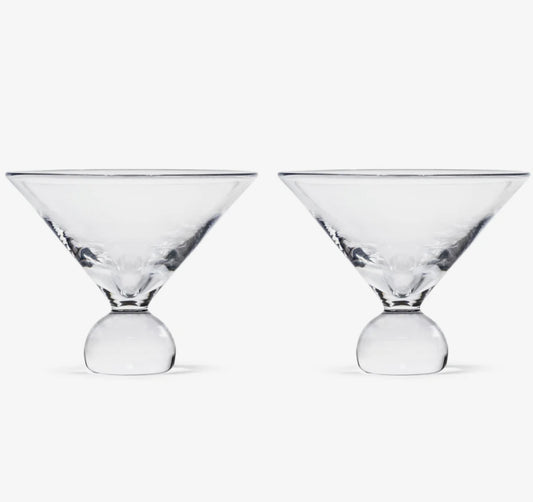 Simon Pearce Benson Martini Set of 2 in Gift Box Drinkware Simon Pearce