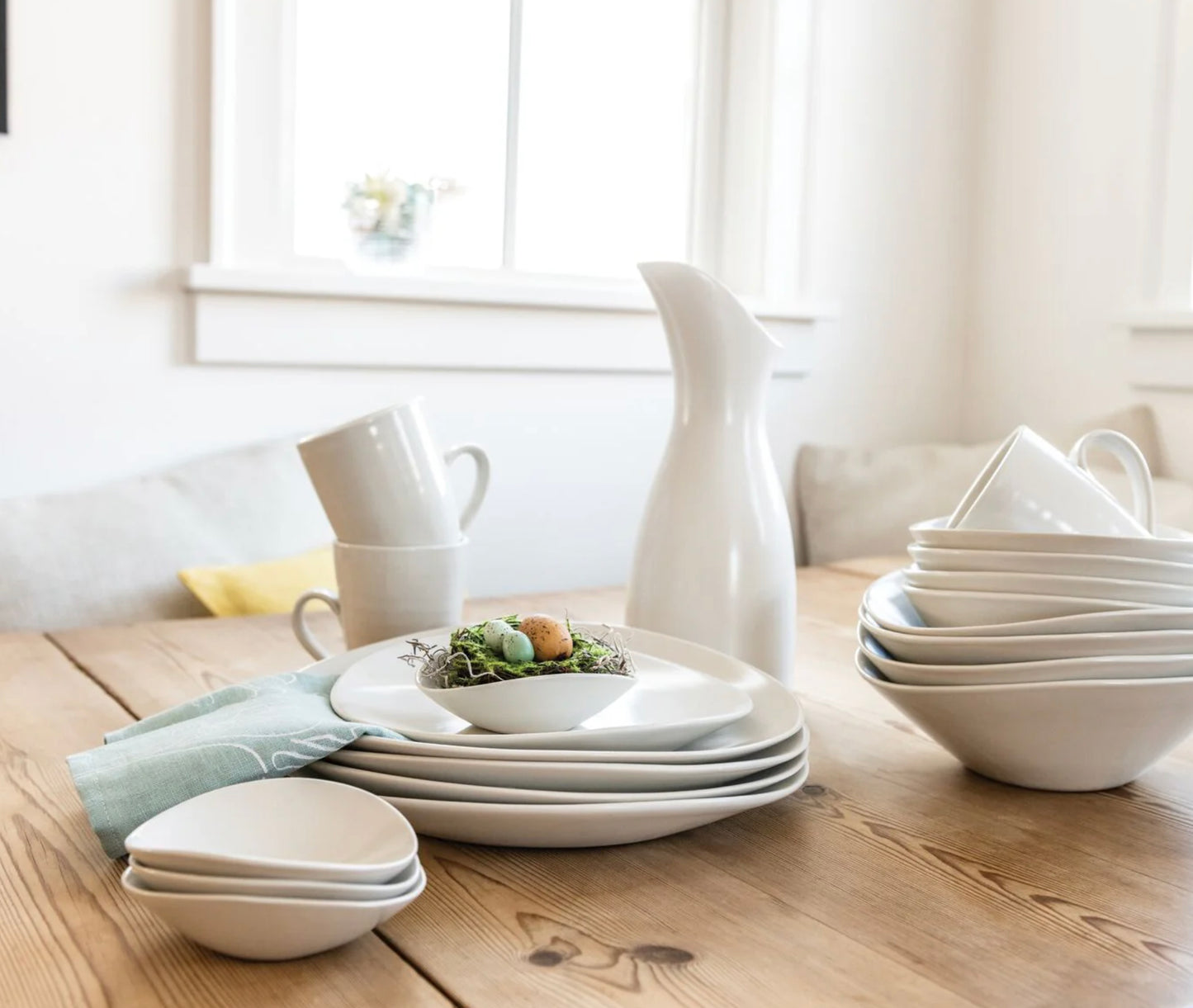 Simon Pearce Barre Dinnerware - Alabaster