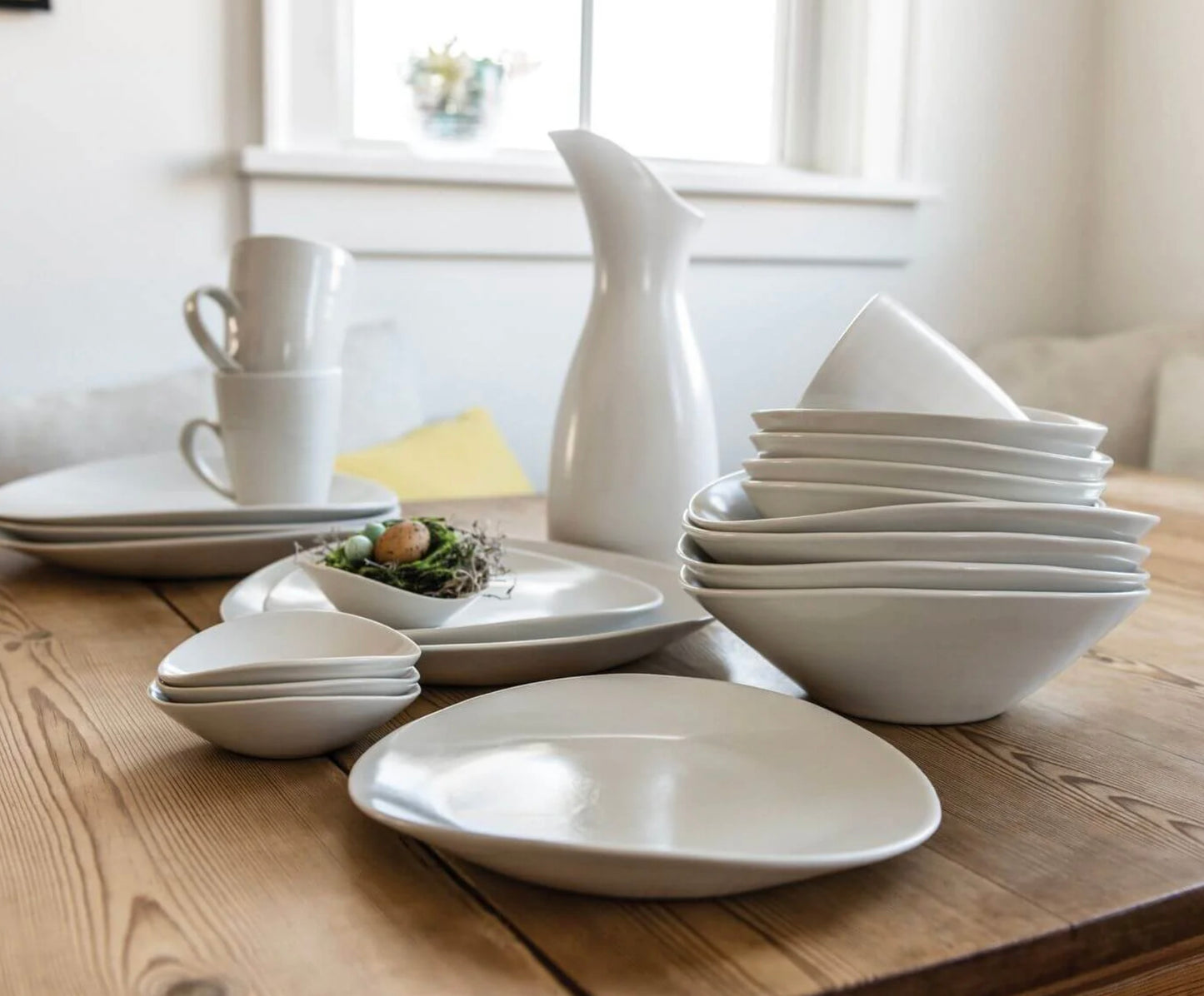 Simon Pearce Barre Dinnerware - Alabaster