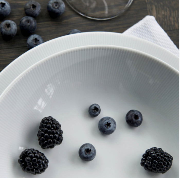 Pillivuyt Eventail Coupe Dinnerware Dinnerware Pillivuyt