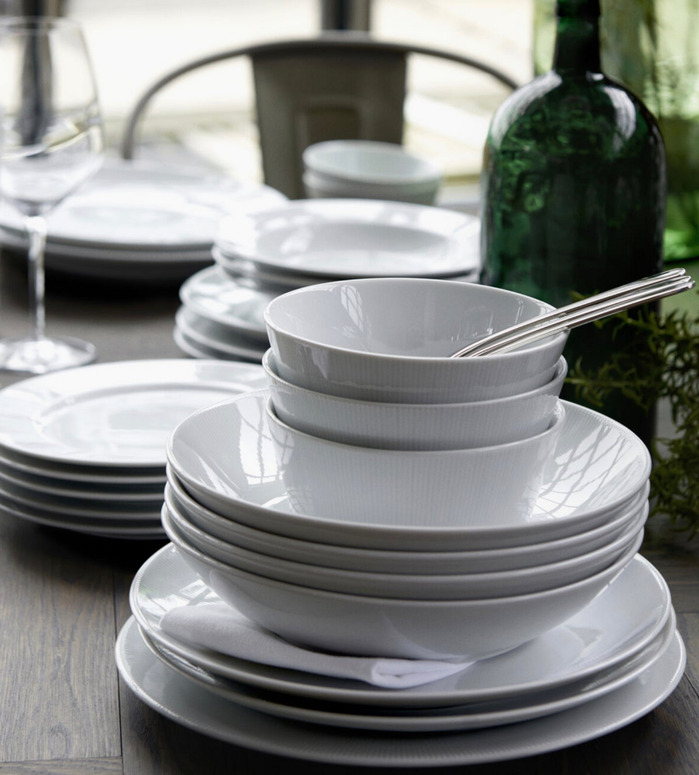 Pillivuyt Eventail Coupe Dinnerware Dinnerware Pillivuyt