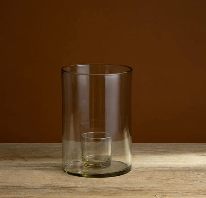 Henry Dean Tournon Clear Hurricane Vase Vase Henry Dean