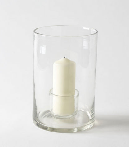 Henry Dean Tournon Clear Hurricane Vase Vase Henry Dean