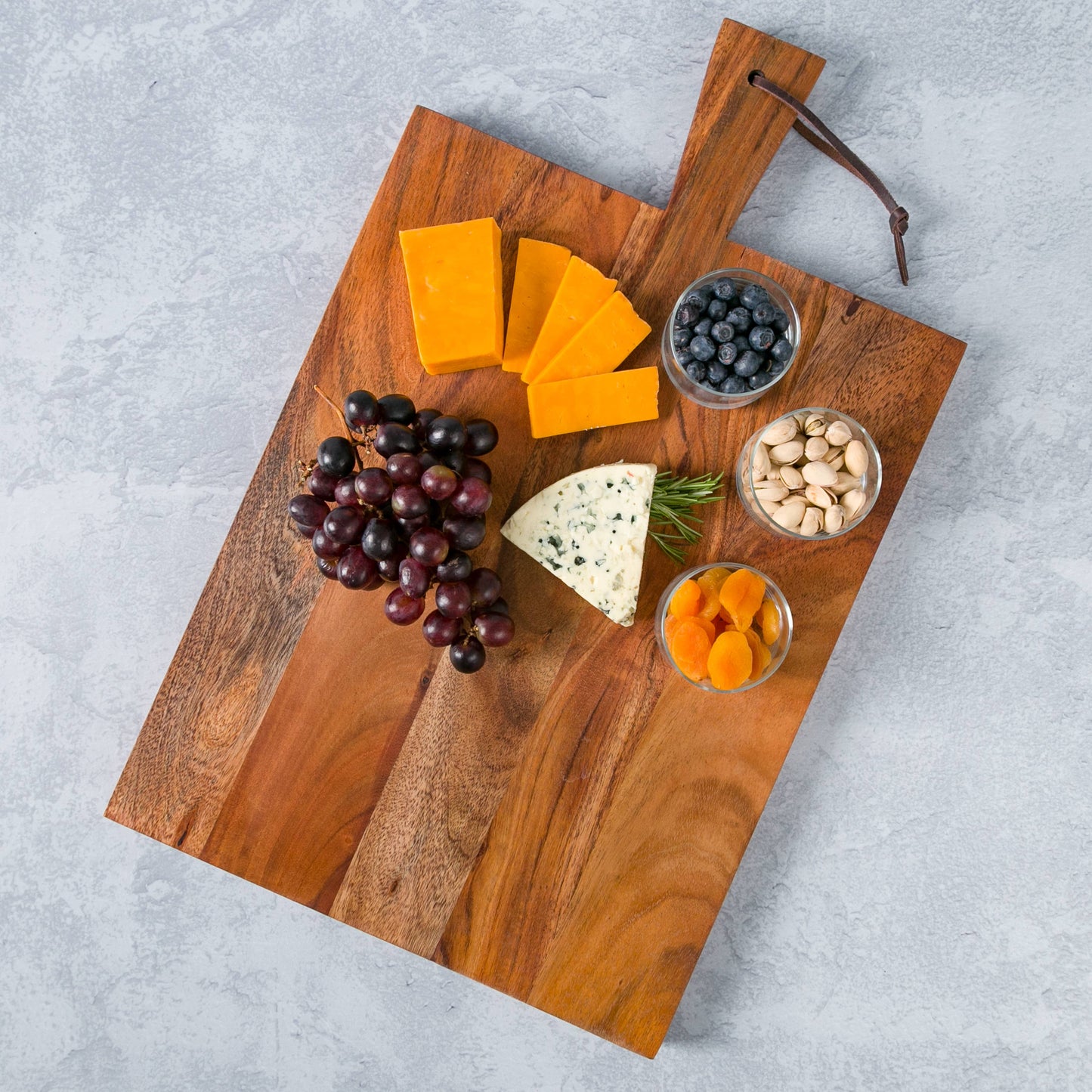 Artisan Wood Natural Wood Acacia Serving Board - 18"x14"x1" Heritage Lace