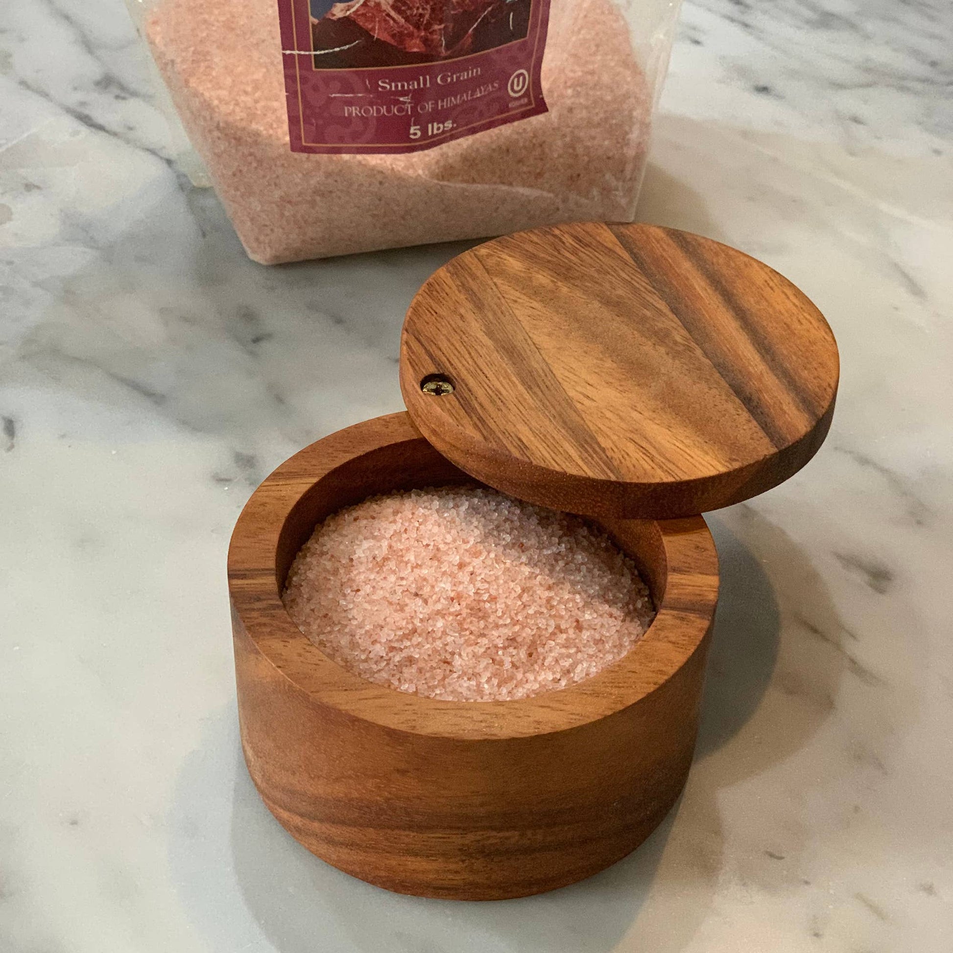 Ironwood Appalachian Salt Cellar, Acacia, Fox Run Brands