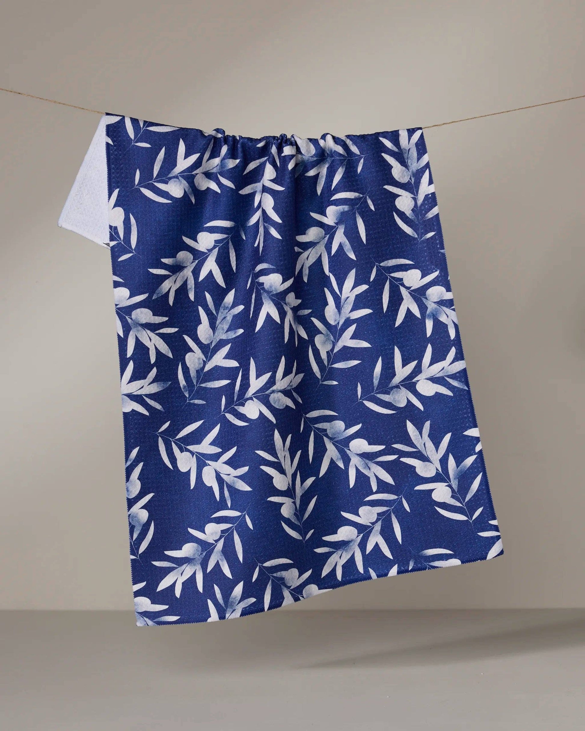 Olive Branch Tea Towel Geometry