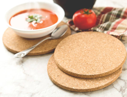 7.25" Round Cork Trivets - Set of 3 Tableware Fox Run