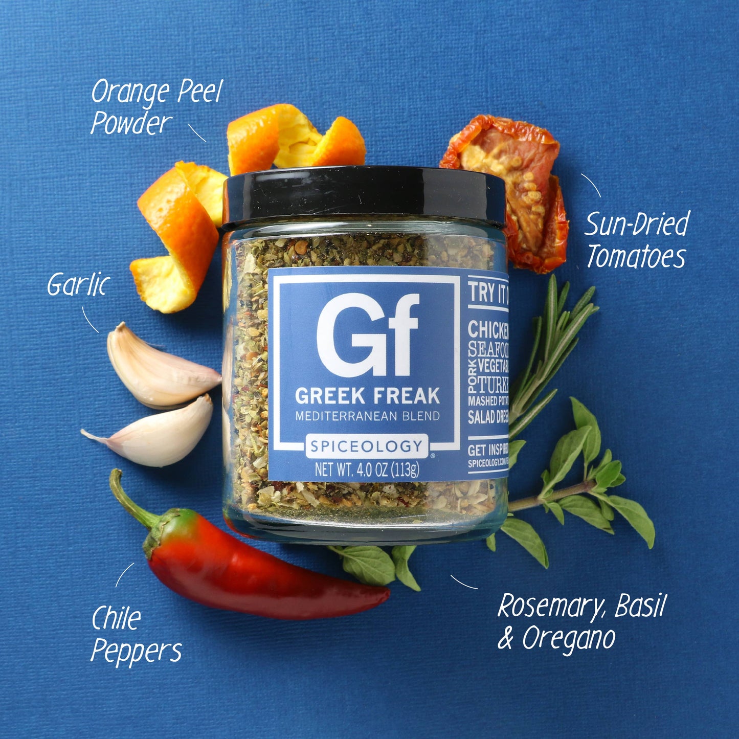 Greek Freak | Mediterranean Rub: Small Food Spiceology