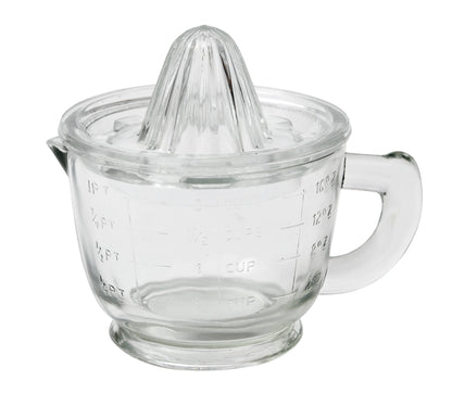 Bistro Glass Citrus Hand Press Juicer with Measuring Cup Kitchen Tools etúHOME