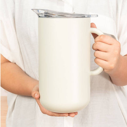 Vacuum-Insulated 2-Liter Pitcher in Bone served