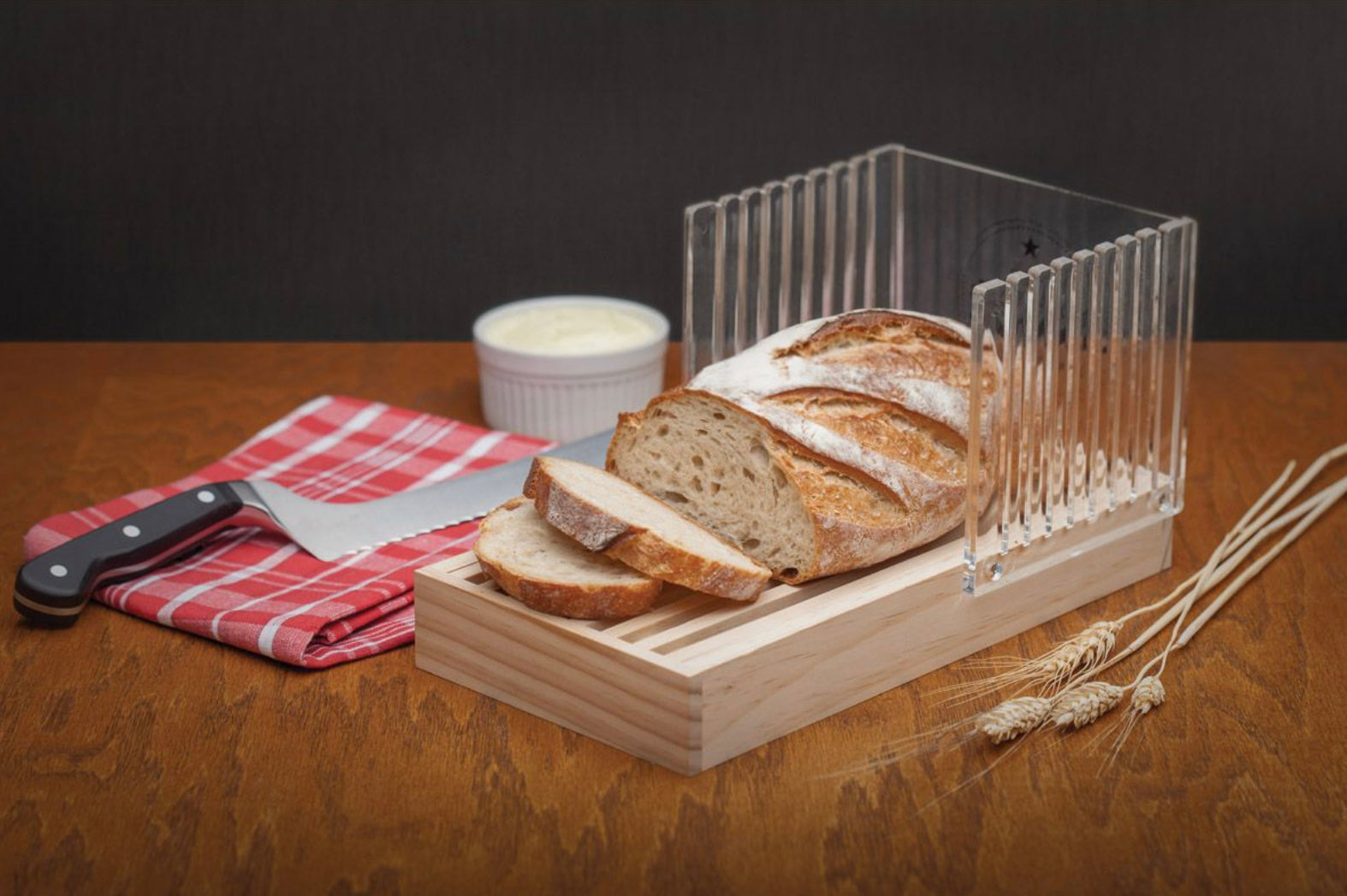 Mrs. Anderson's Baking Bread Slicing Guide Kitchen Tools Harold Import