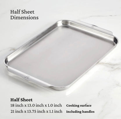 Hestan OvenBond Tri-ply Half Sheet Pan Cookware Hestan