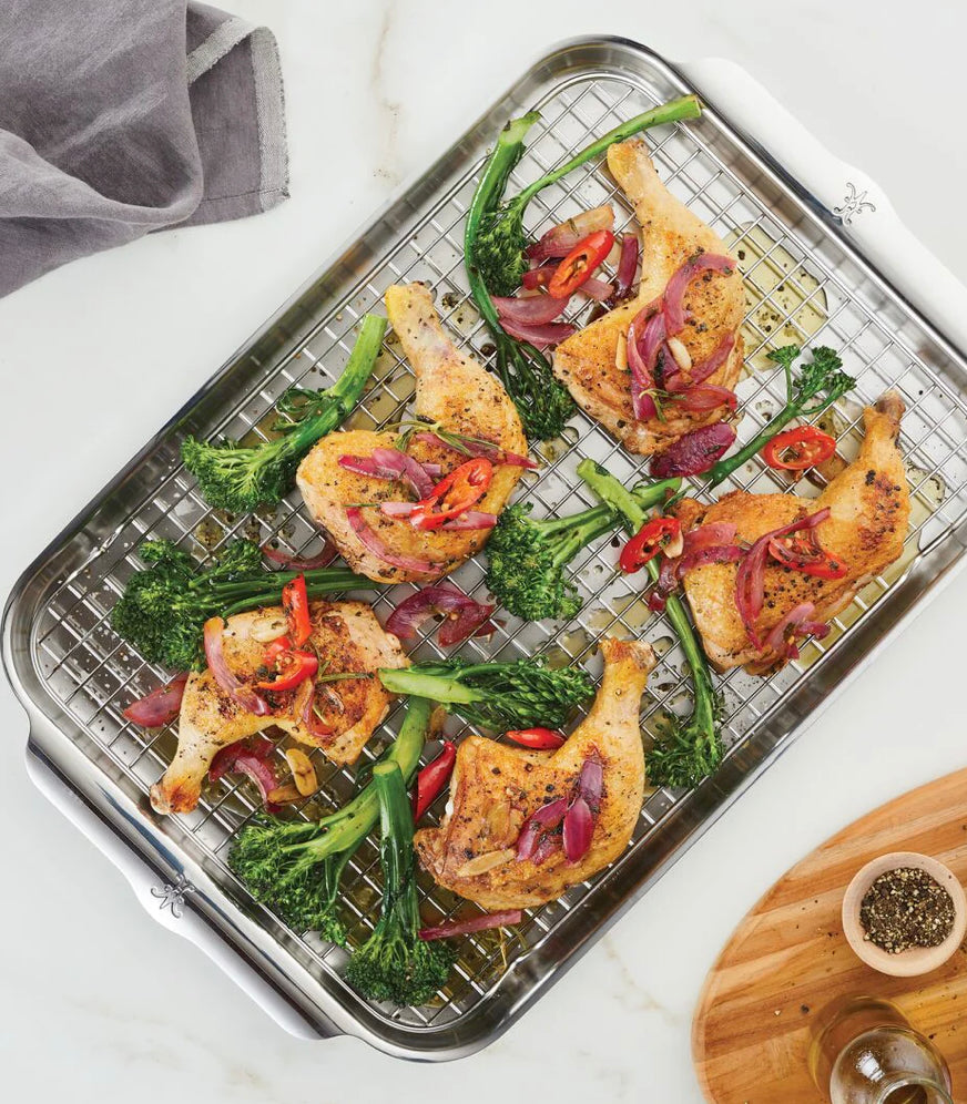 Hestan OvenBond Tri-ply 3-Piece Sheet Pan Set Cookware Hestan