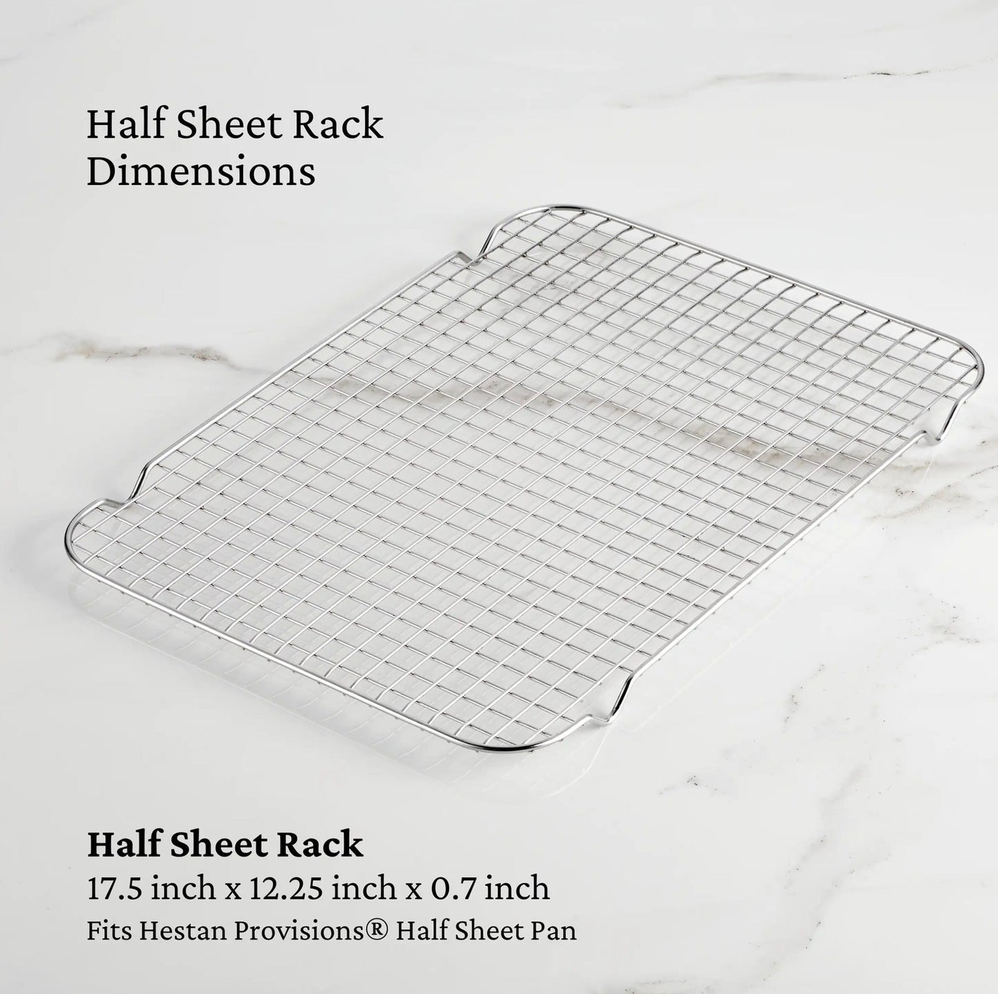 Hestan OvenBond Stainless Steel Half Sheet Pan Racks Only - Set of 2 Cookware Hestan