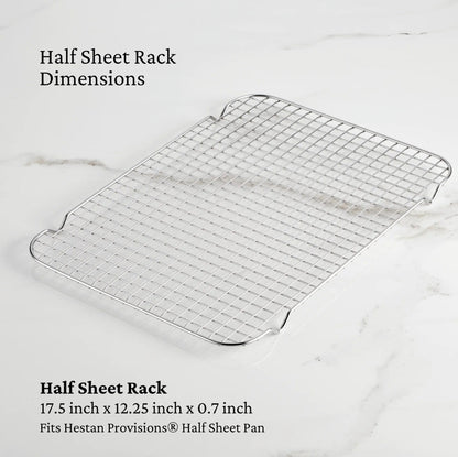 Hestan OvenBond Stainless Steel Half Sheet Pan Racks Only - Set of 2 Cookware Hestan