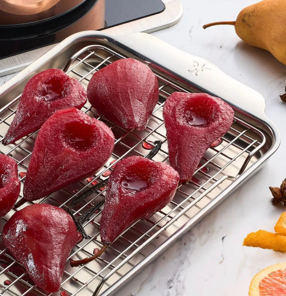 Hestan OvenBond Tri-ply Quarter Sheet Pan with Rack Cookware Hestan