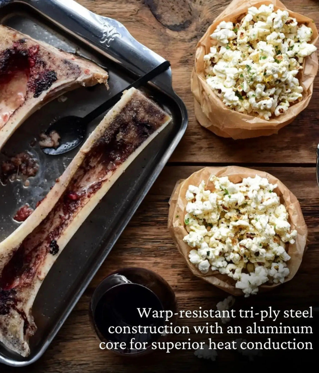 Hestan OvenBond Tri-ply Quarter Sheet Pan with Rack Cookware Hestan