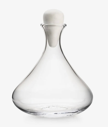 Simon Pearce Vintner Wine Decanter With Marble Stopper Bar Tools & Items Simon Pearce