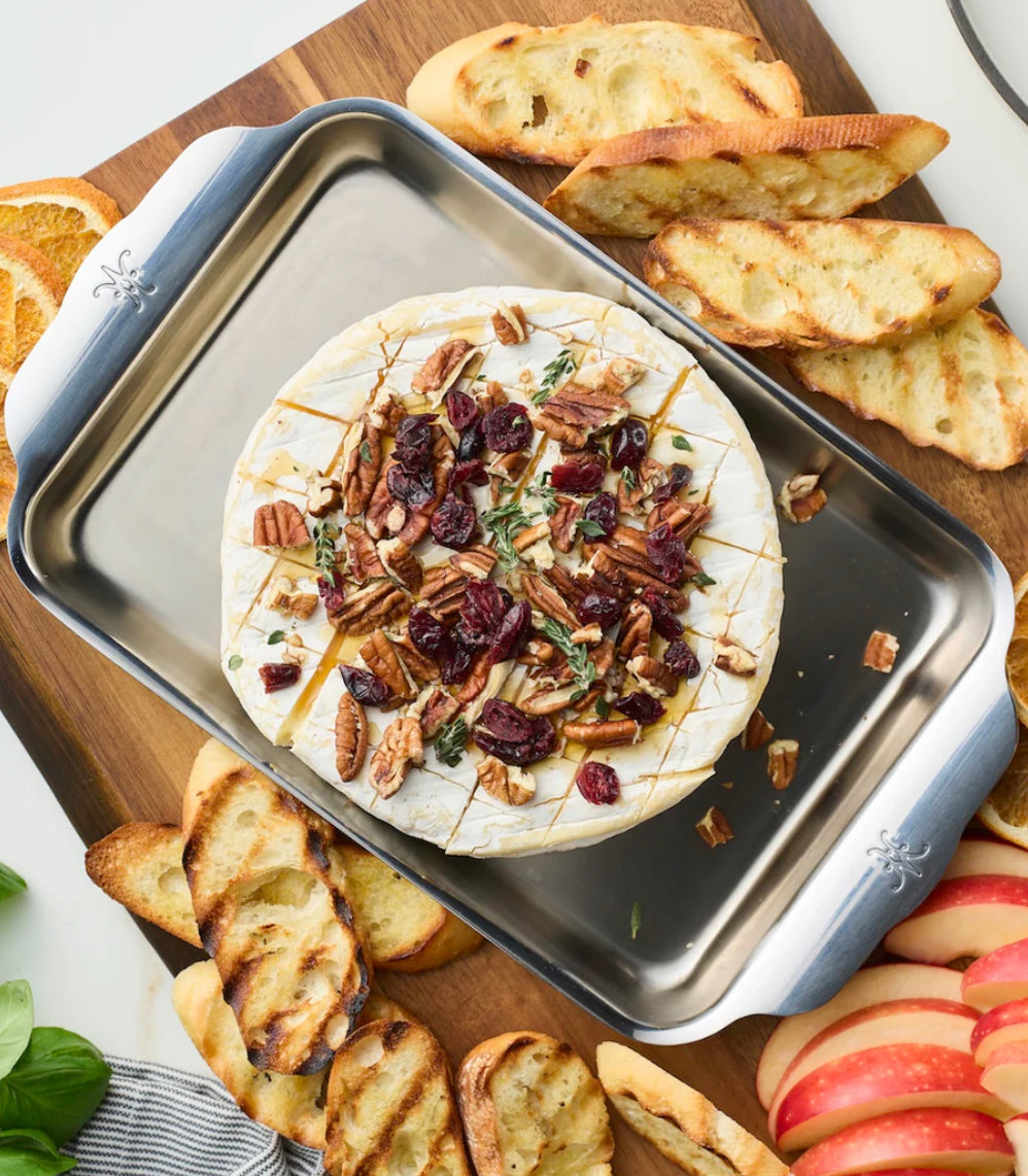 Hestan OvenBond Tri-ply Mini Eighth Sheet Pan with Rack Cookware Hestan