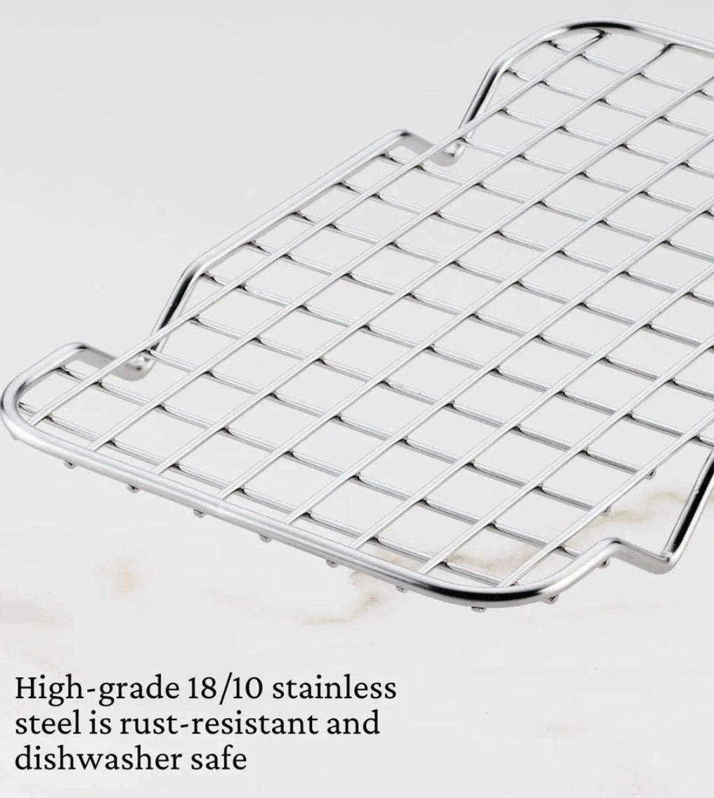 Hestan OvenBond Tri-ply Mini Eighth Sheet Pan with Rack Cookware Hestan