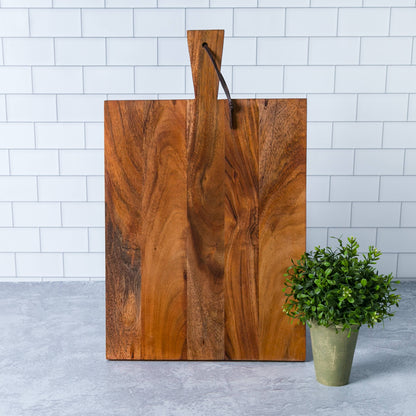 Artisan Wood Natural Wood Acacia Serving Board - 18"x14"x1" Heritage Lace