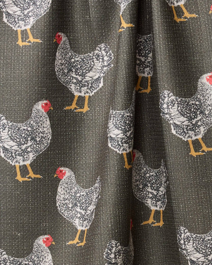 Hen House Tea Towel Geometry