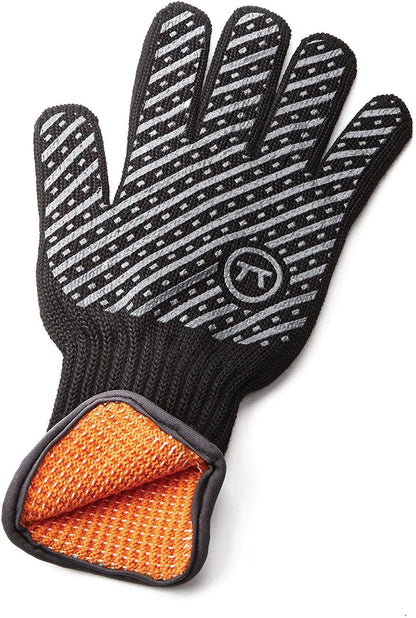 Outset High Temperature Heat Deluxe Grill and BBQ Glove - L/XL Oven Mitts Fox Run Brands