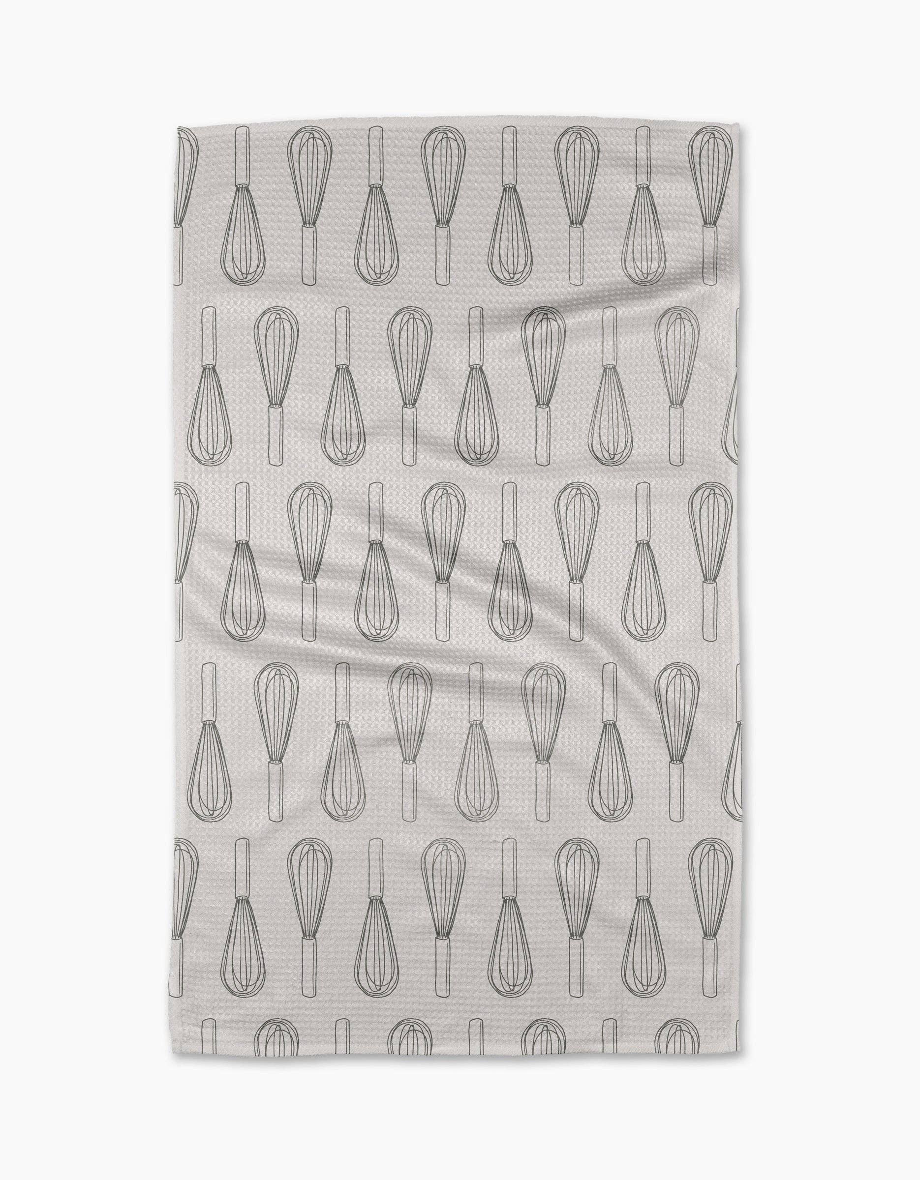 Kitchen Whisks Tea Towel Geometry