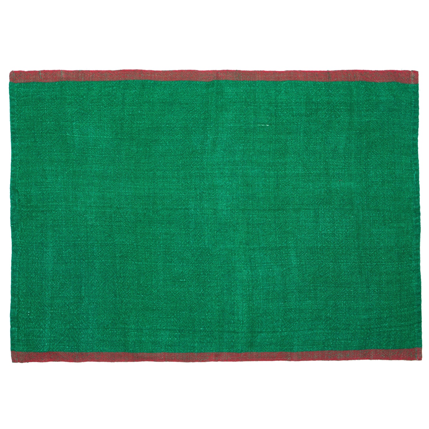 Color Block Green & Red Napkins 20x20 - Set of 4: Green & Red