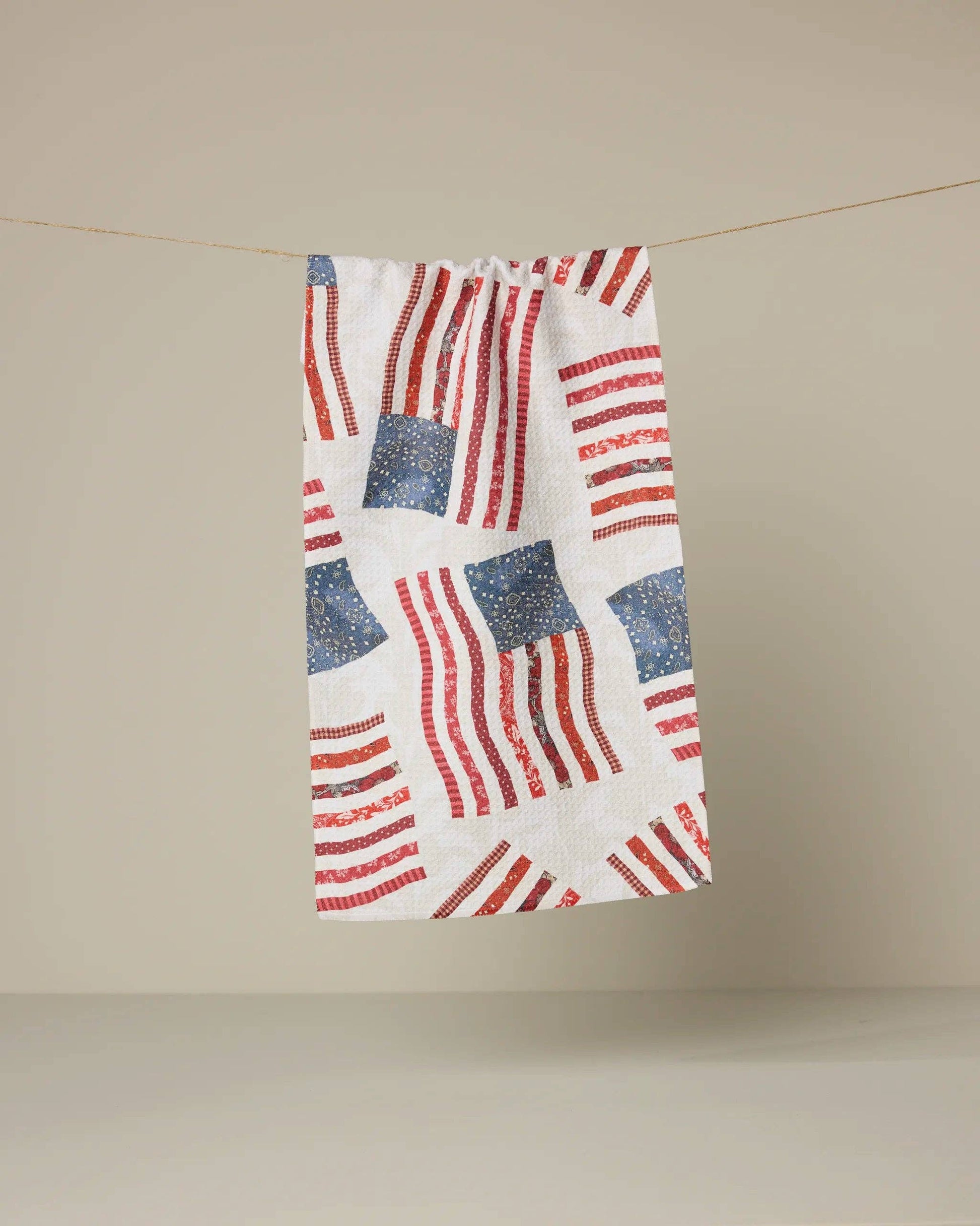 Patchwork Pride Bar Towel Geometry