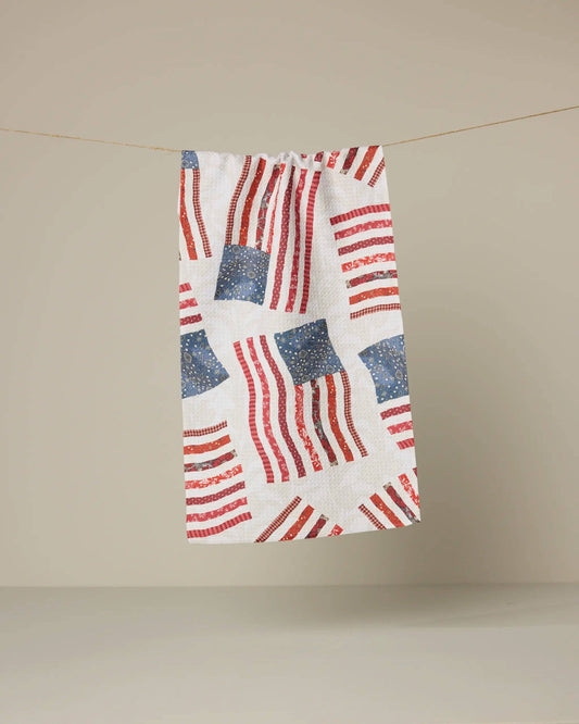 Patchwork Pride Bar Towel Geometry