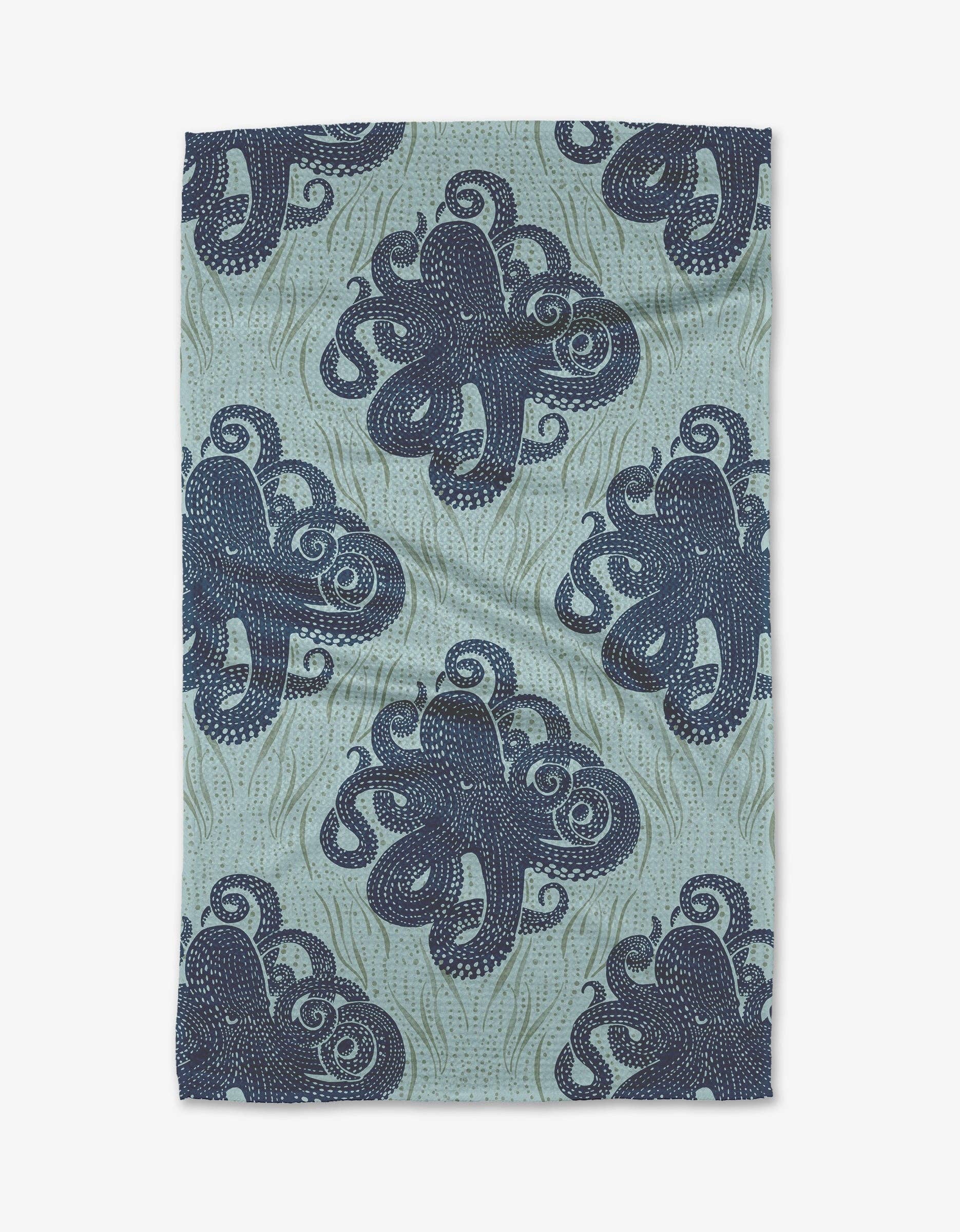 Mighty Octopus Tea Towel Geometry