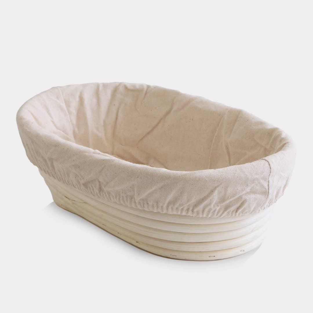 Oval Proofing Basket and Liner  Breadtopia