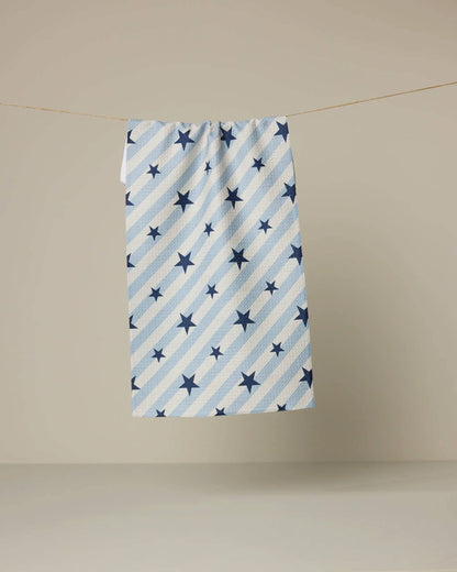 Bright Stars Bar Towel Geometry
