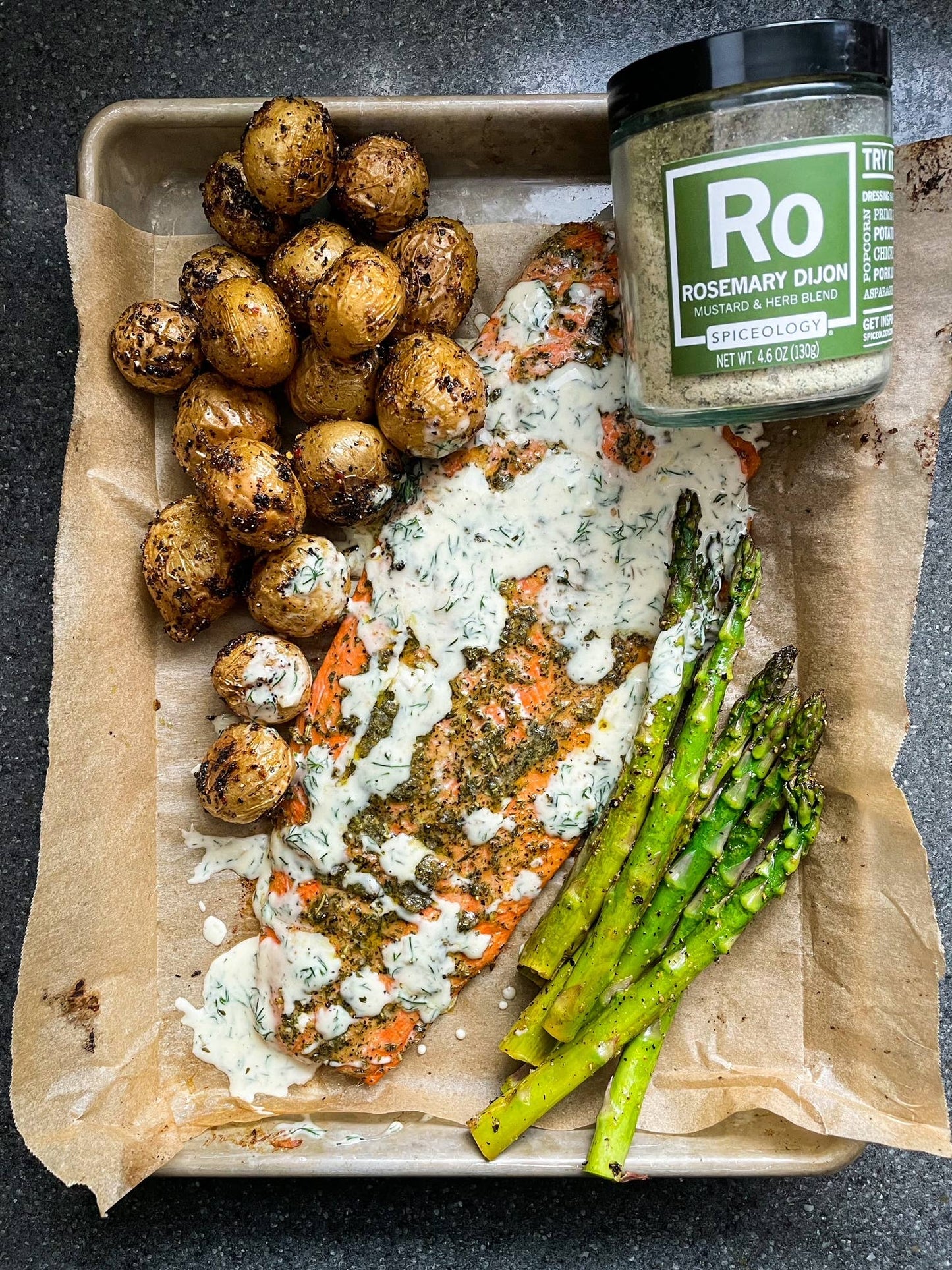 Rosemary Dijon Rub | Glass Jar Spiceology