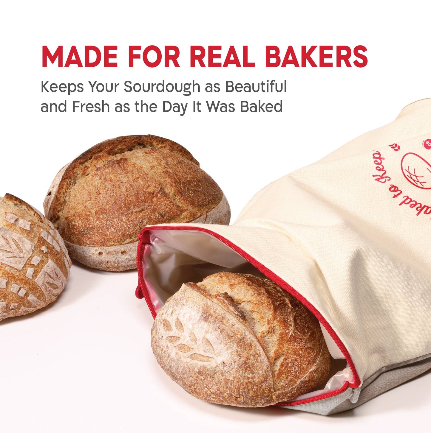 KneadAce Bread Bags: 2 Pack KneadAce