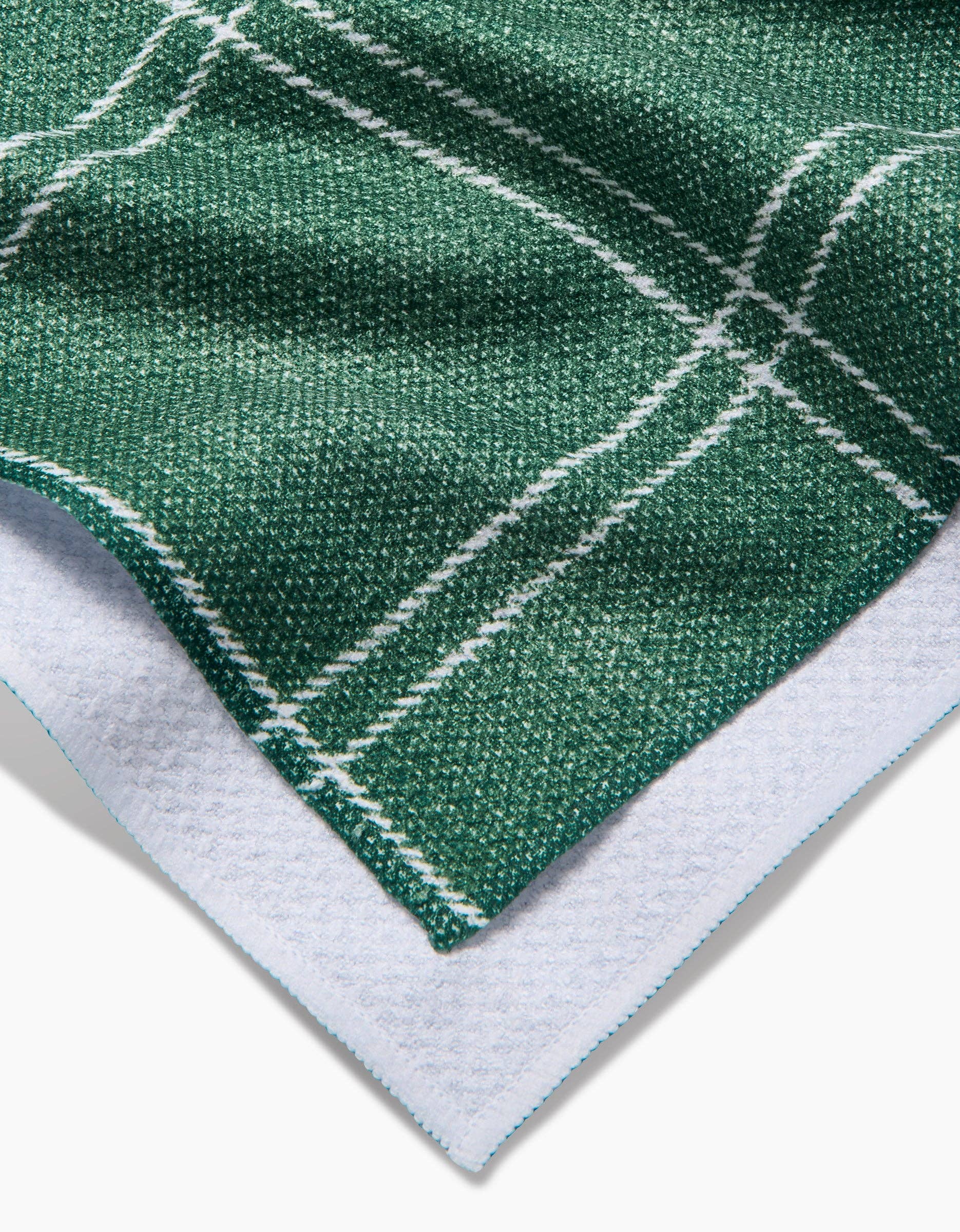 Pine Forest Plaid Linens and placemats Geometry