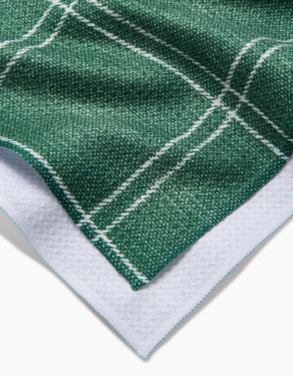 Pine Forest Plaid Linens and placemats Geometry