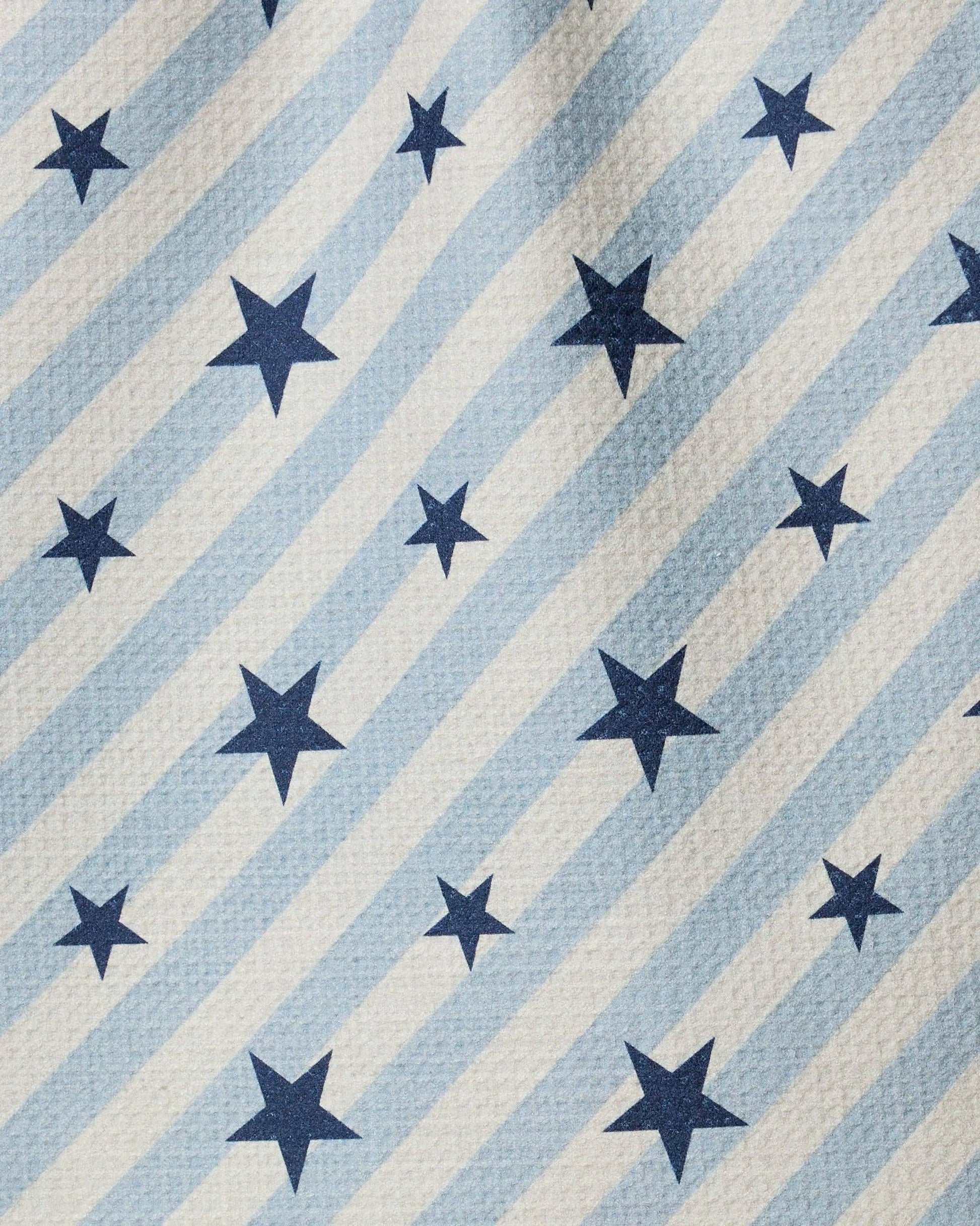 Bright Stars Bar Towel Geometry
