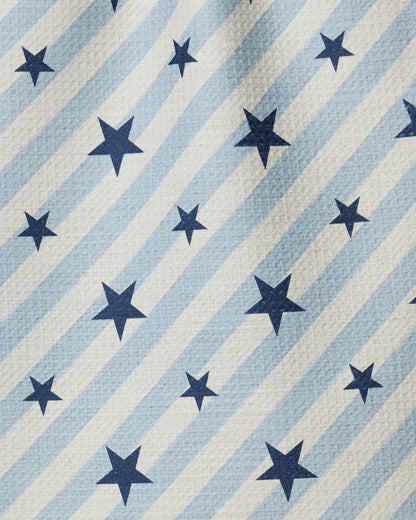 Bright Stars Bar Towel Geometry