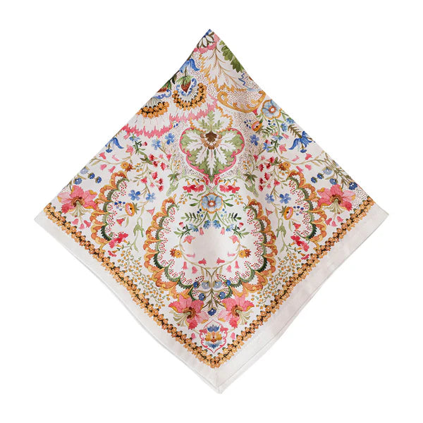 Juliska Sofia Napkin Set of 4: ­ Multi Linens and placemats Juliska