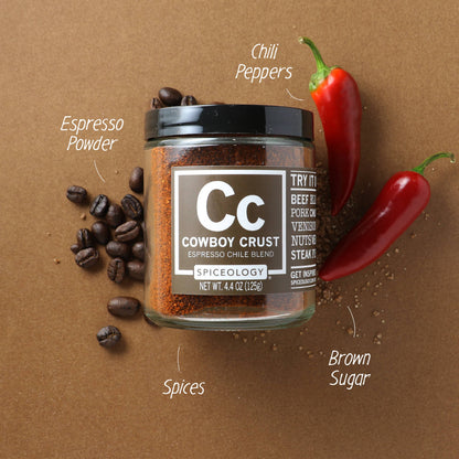 Cowboy Crust | Espresso Chile Rub Food Spiceology