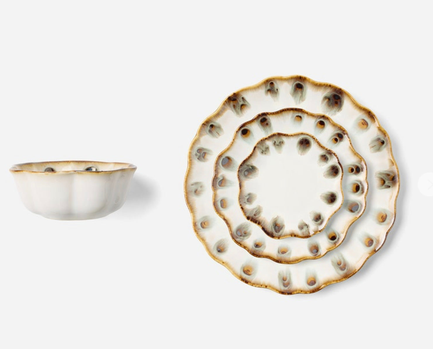 Amoria Dinnerware Set - 4 pc set Dinnerware Blue Pheasant