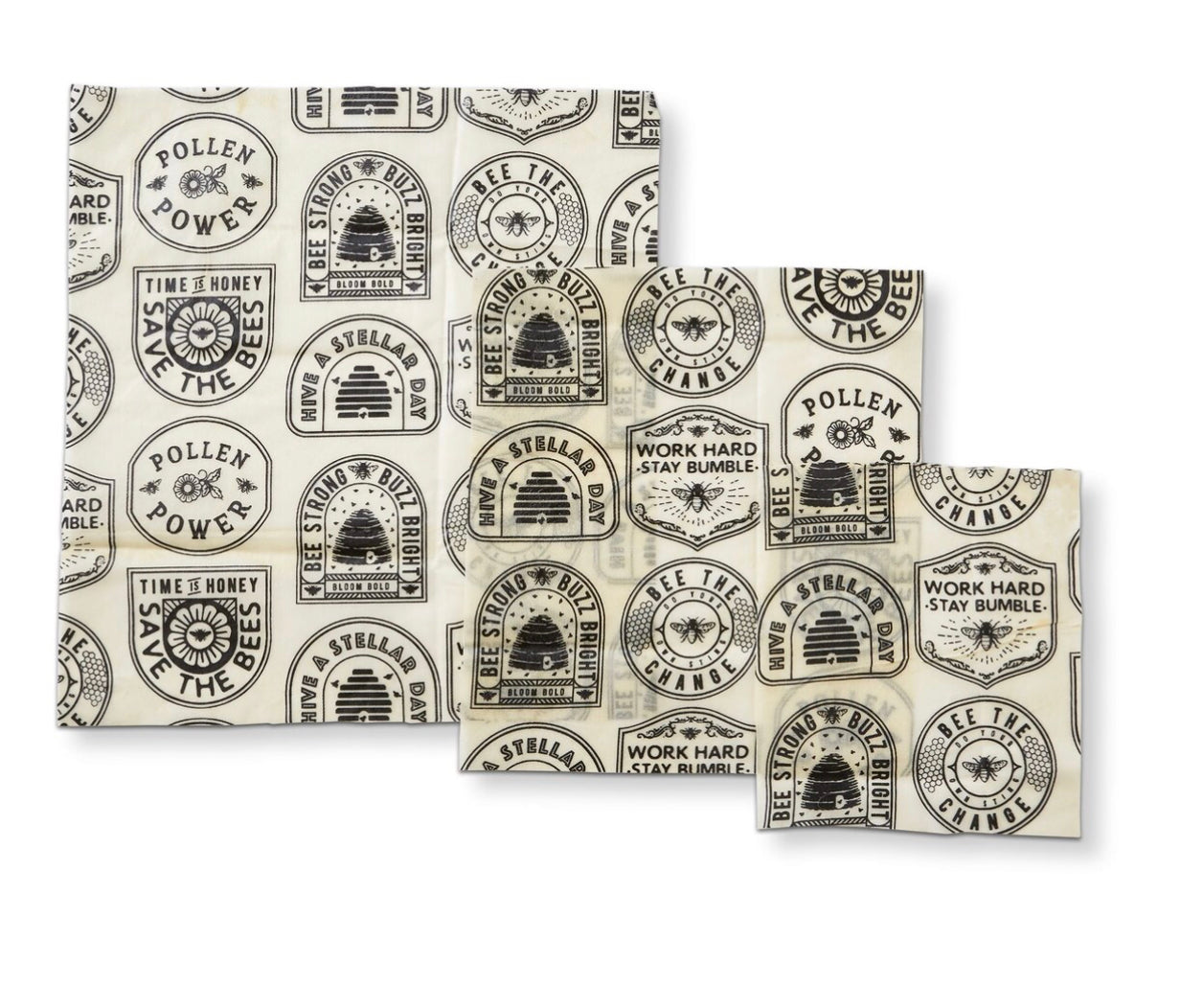 Bee The Change Beeswax Cotton Wrap (Set of 3) Kitchen Tools TAG