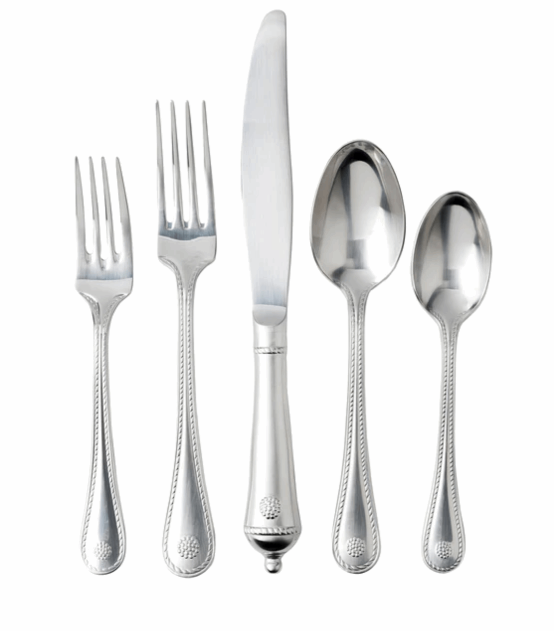 Juliska Berry & Thread 5pc Place Setting - Bright Satin Flatware Juliska