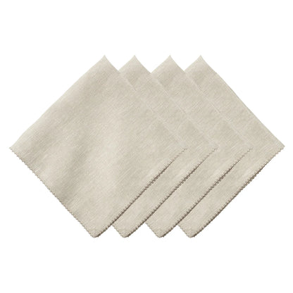 Berry Scallop Napkin Set/4 - Natural