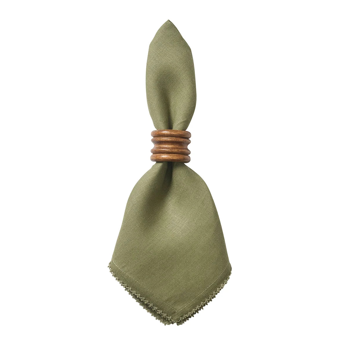 Berry Scallop Napkin Set/4 - Sage