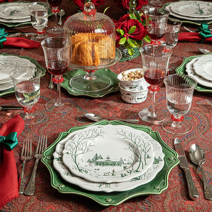 Berry & Thread 4pc Place Setting - Basil