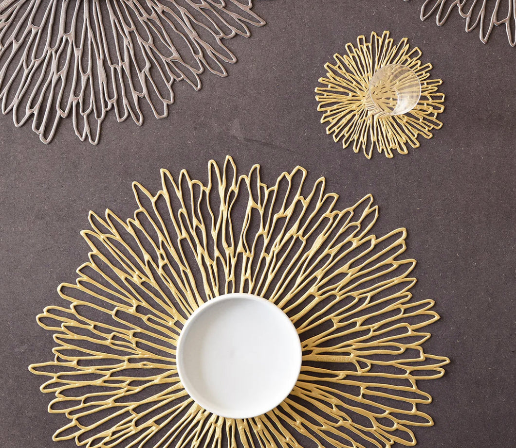 Chilewich Bloom Coasters - Set of 6 Coasters Chilewich