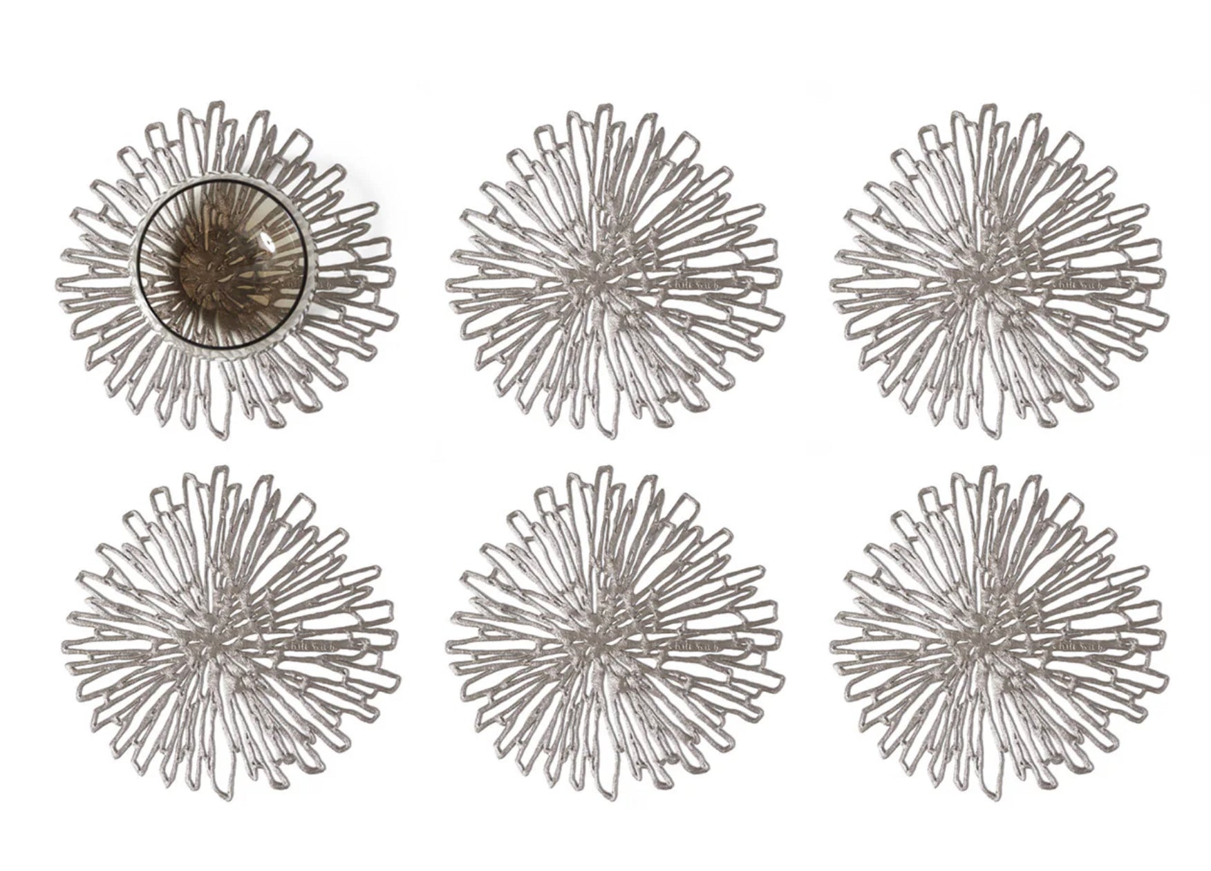 Chilewich Bloom Coasters - Set of 6 Coasters Chilewich